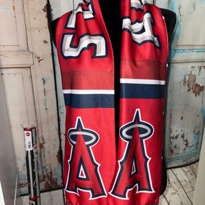 Los Angeles Anaheim Angels MLB Baseball Team Fringe Scarf